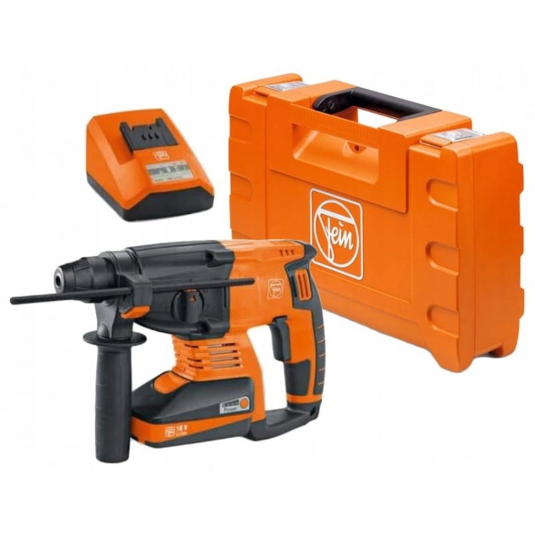 Fein KBM-50U Wiertarka Magnetyczna Do Metalu Do 50mm + Młotowiertarka Aku