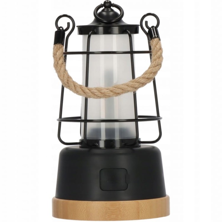 Brennenstuhl cal 1 lampa kempingowa bambus powerbank usb regulacja led ip44