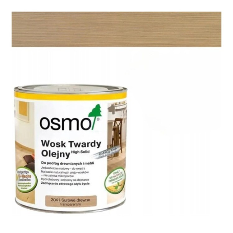 Osmo wosk twardy olejny 3041 surowe drewno 2,5l