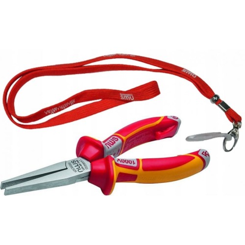 Szczypce płaskie wydłużone NWS NW124-49VDE-160  160mm