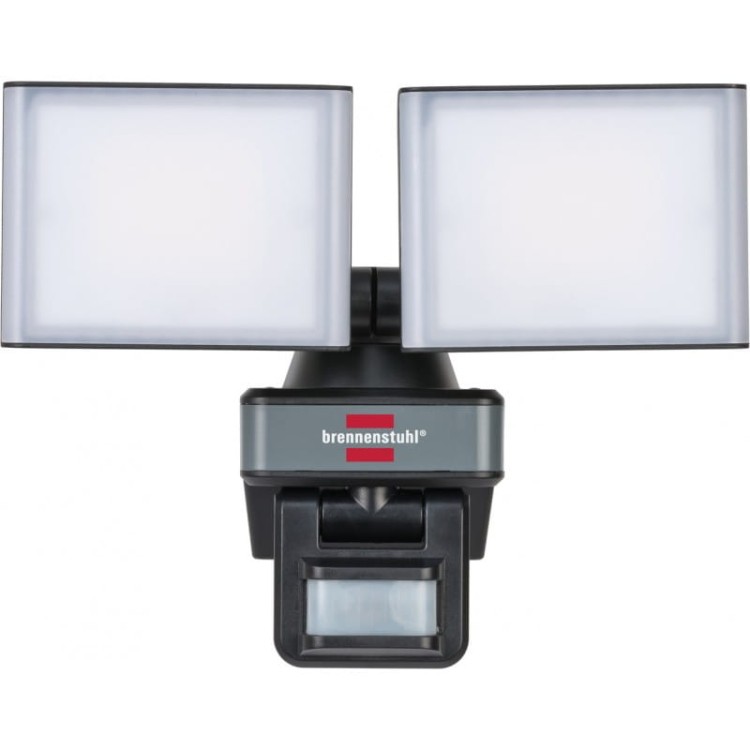 Brennenstuhl wfd 3050p lampa led 2x reflektor zewnętrzny reg. Led czujnik ruchu wifi