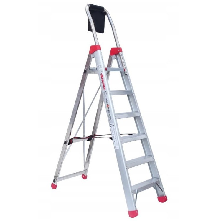 Drabina aluminiowa  profesjonalna Faraone Lady6 jednostronna 6 stopni 150kg