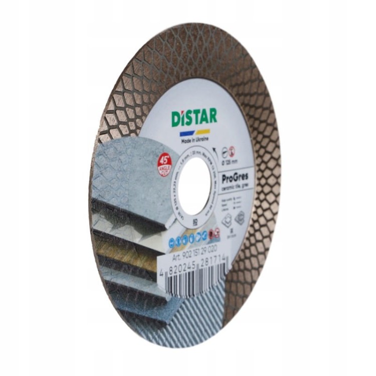 Distar Tarcza Diamentowa Pro Gres Do Gresu I Ceramiki 125x1,9x8