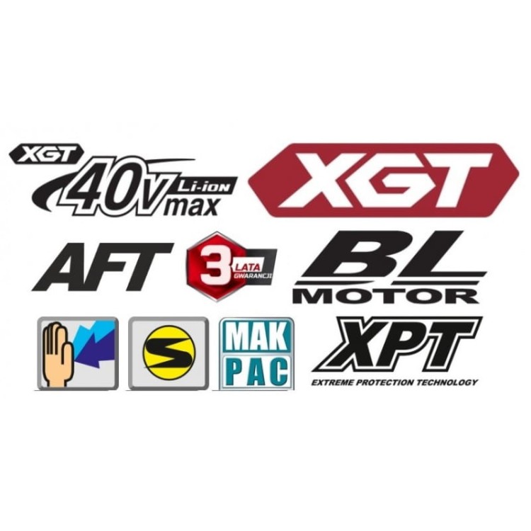 Makita GA005GZ01 40V XGT szlifierka kątowa