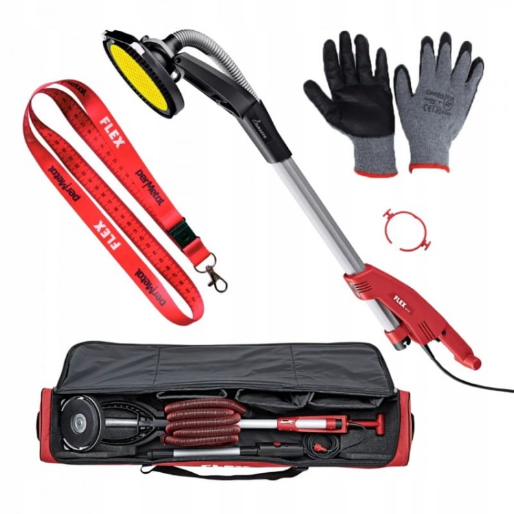 Szlifierka do Gipsu Szlifierka Do Gładzi Flex Ge5R Żyrafa  230v + Wąż+ Torba+ Gratis