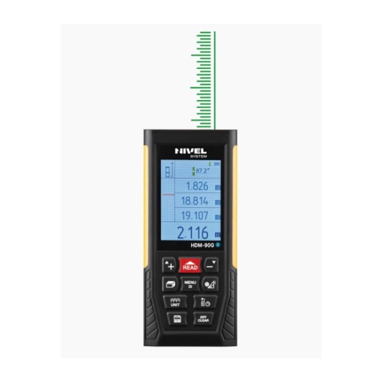 Nivel System HDM-90G dalmierz laserowy Bluetooth