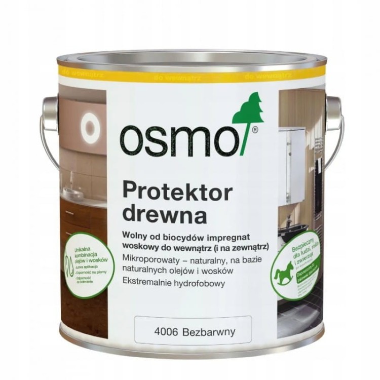 Osmo 4006 Impregnat do drewna protektor do drewna bezbarwny 0,75l