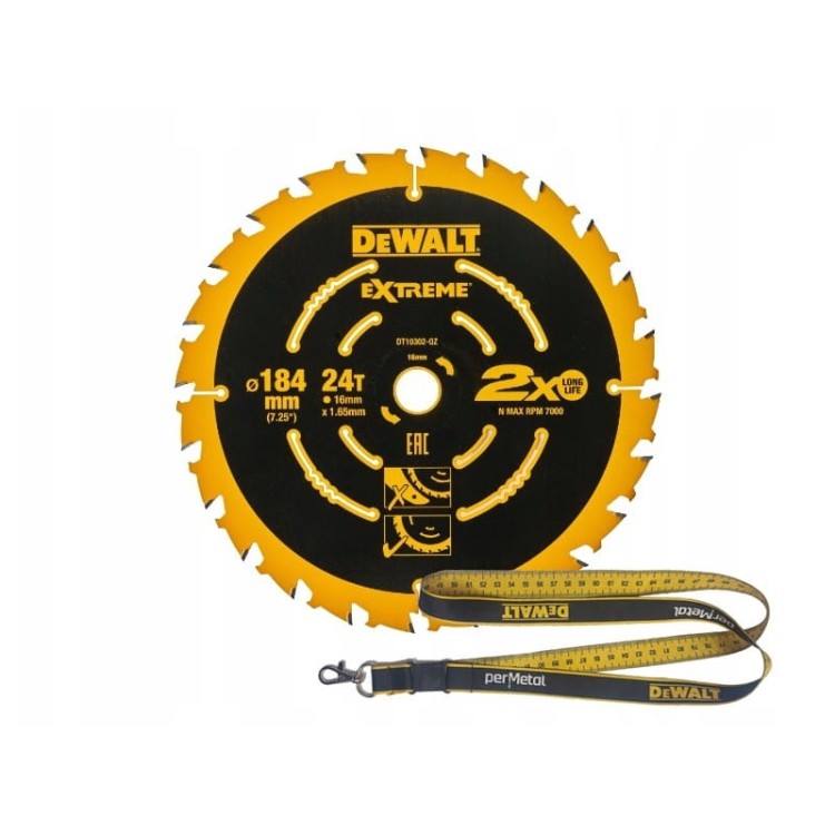 Dewalt DT10302 Tarcza Do Drewna Extreme 184 X 16mm