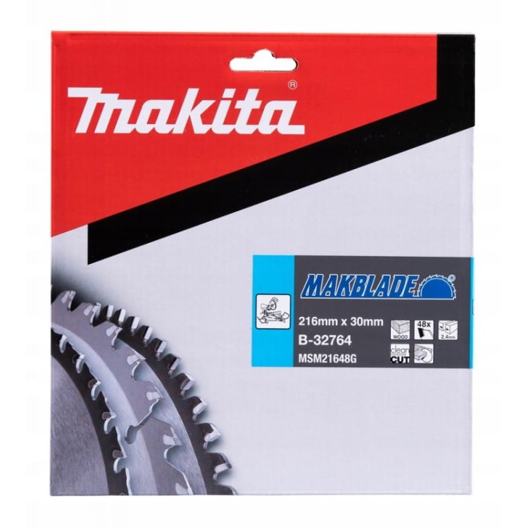 Makita B-32764 Tarcza Do Drewna Tnąca Makblade 216x30mm 48z