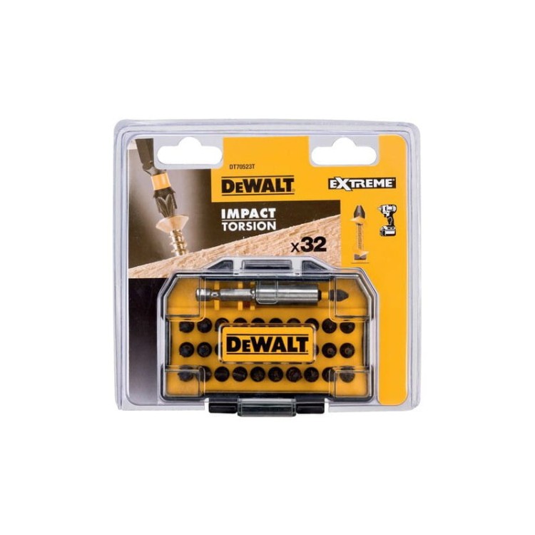 DeWalt  DT70523T-QZ Zestaw bitów udarowych PH PZ TORX SL