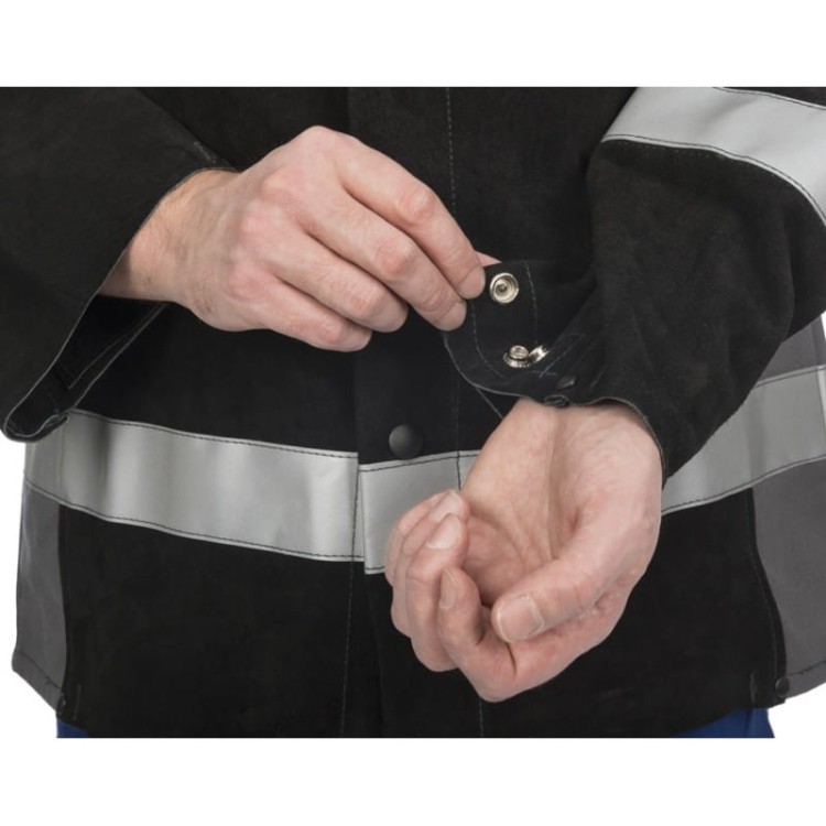 Weldas 38-4355 kurtka spawalnicza z odblaskami