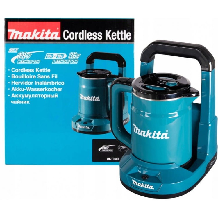 Makita dkt360z makita czajnik akumulatorowy 2x18v czajnik bezprzewodowy