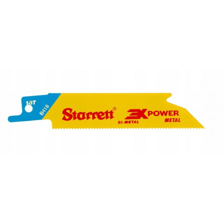 Starrett B418-5 Brzeszczot Do Metalu 18 Tpi 100mm 5szt Bi-metal