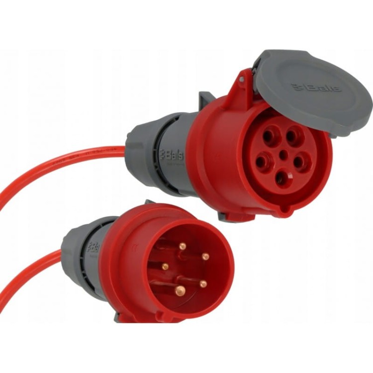 Brennenstuhl przedłużacz siłowy   bremaxx cee 400v 16a  wytrzymały ip44 10m