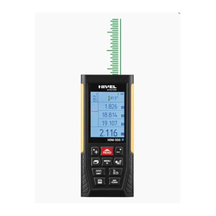Nivel System HDM-50G dalmierz laserowy Bluetooth