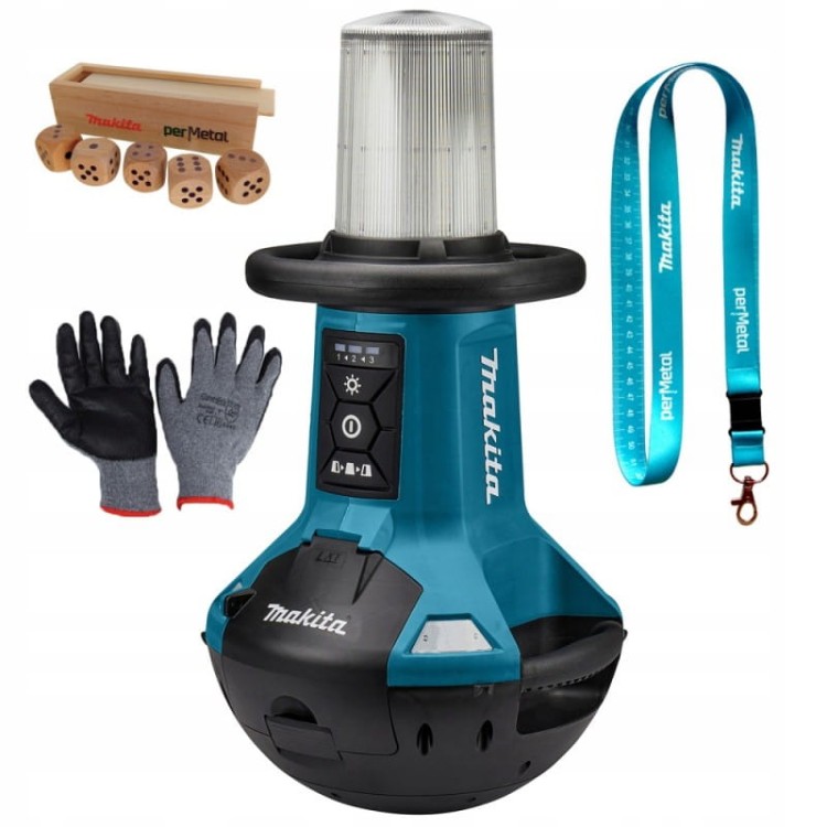 Makita DML810 Lampa budowlana LED strefowa 14,4/18V 230V