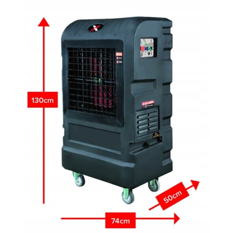 Rex 14000 ecocooler chłodnica wyparna  - klimatyzator przenośny  do 120 m² 60 litrów