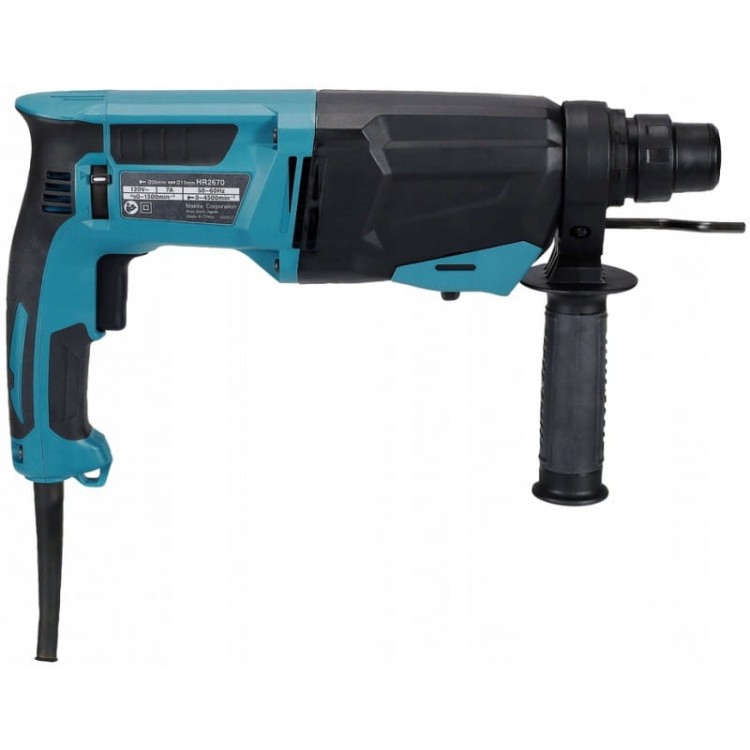 Makita hr2670 młotowiertarka z opcją kucia 26mm 800w 3,0j