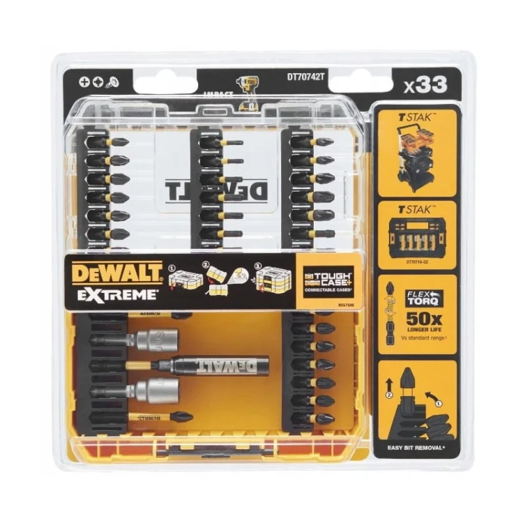 Dewalt DT70742T Zestaw Bitów Udarowych Torsion