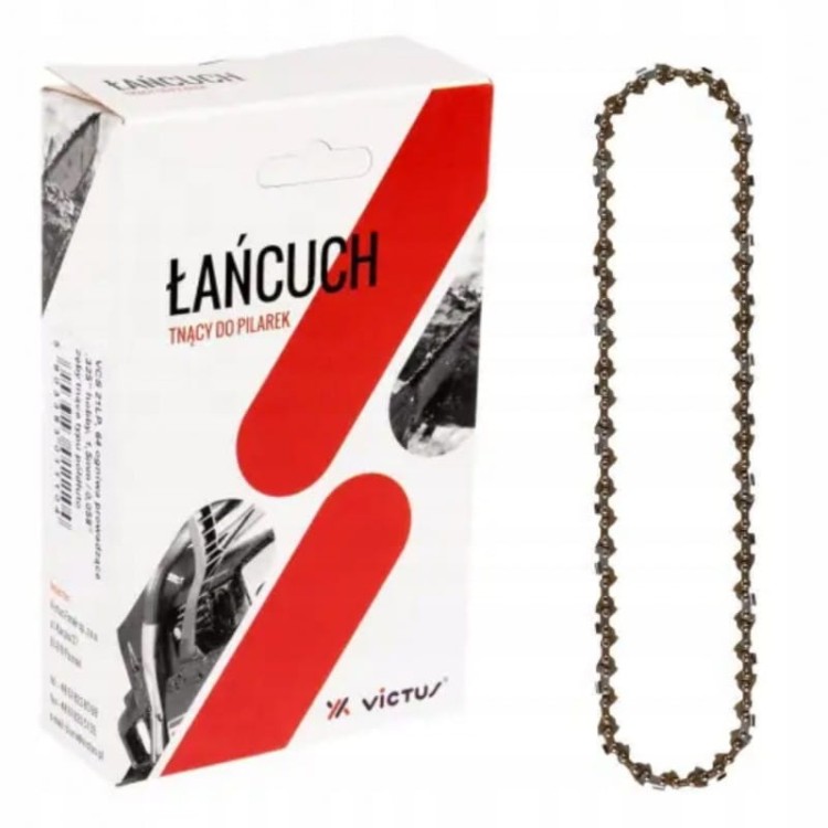 Victus OO-ACCV91ML52 Łańcuch Tnący  Do Pilarki 1,3mm 3/8 52 Ogniw Pełne Dłuto