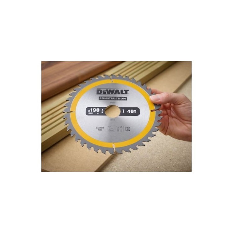 Dewalt DT1945 Tarcza piła do drewna 190x30 40Z