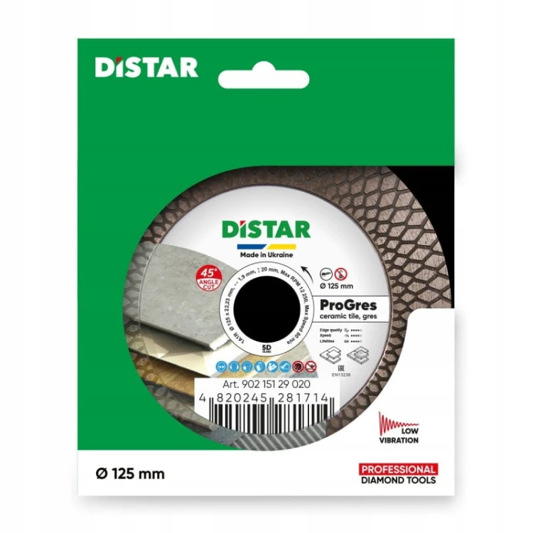 Distar Tarcza Diamentowa Pro Gres Do Ceramiki I Gresu 115x1,9x8