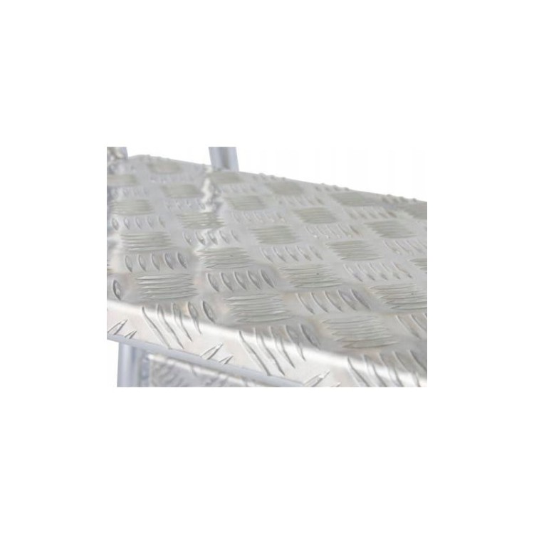 Krause 805027 aluminiowe schodki montażowe antypoślizgowe stopnie 1x2