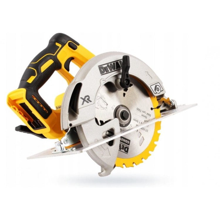 DeWalt DCS570P2 pilarka tarczowa 184 mm podczas cięcia