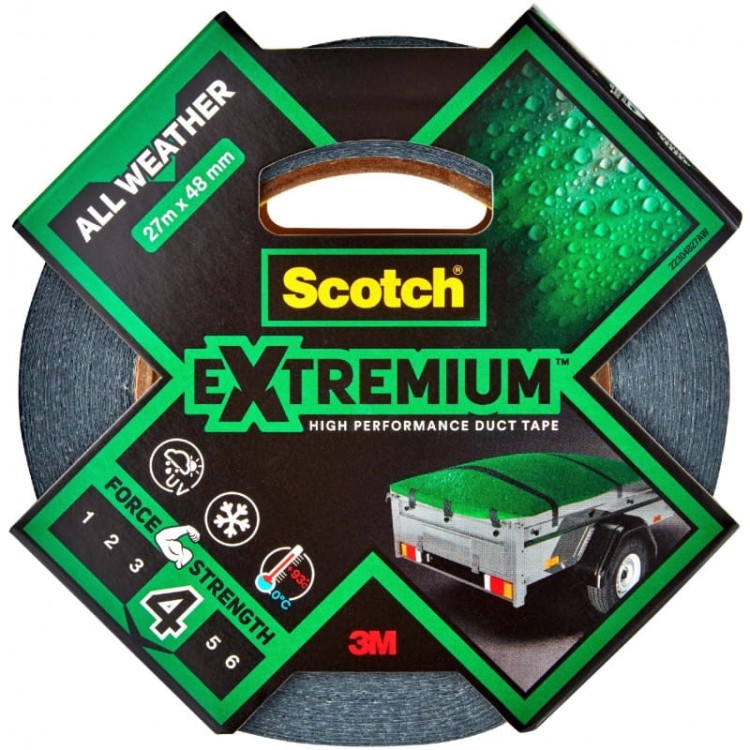 Scotch Taśma Naprawcza Odporna Na Warunki Atmosferyczne Szara 27m X 48mm