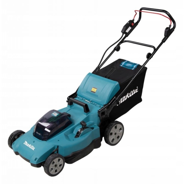 Makita dlm538ct2 kosiarka akumulatorowa 53cm mulczowanie 2x18v 70l + odkurzacz pionowy