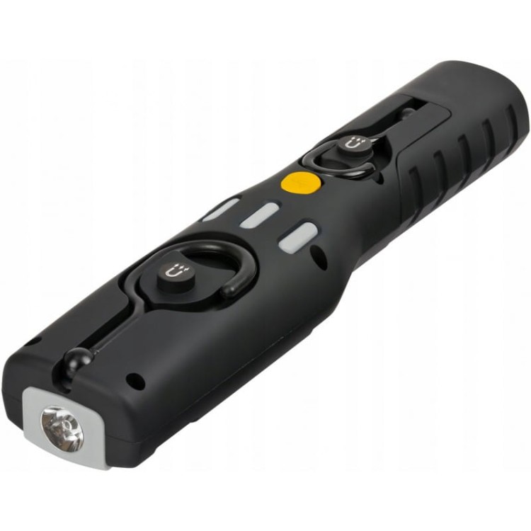 Brennenstuhl latarka lampa robocza led  lampa warsztatowa 2 haki magnes li-ion usb