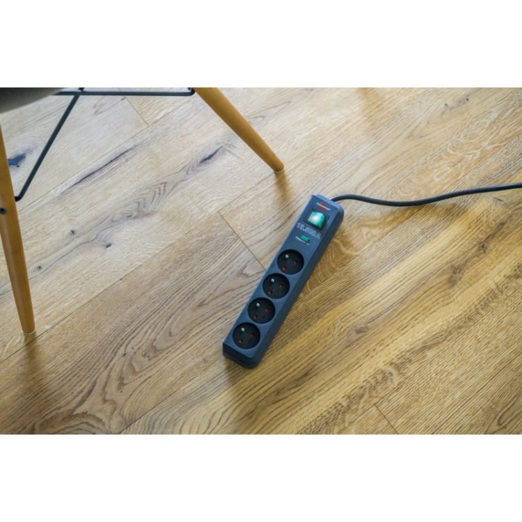 Brennenstuhl listwa zasilająca przeciwprzepięciowa eco-line 4 gniazda 1,5m