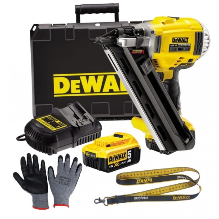 DeWalt DCN692P2-QW Akumulatorowa, dwubiegowa gwoździarka