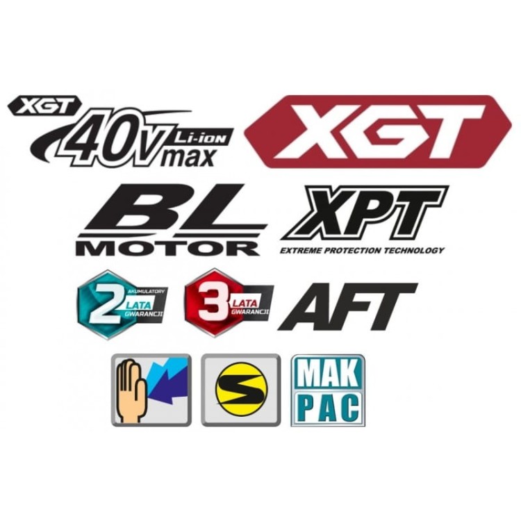 Makita GA005GM201 40V XGT szlifierka kątowa