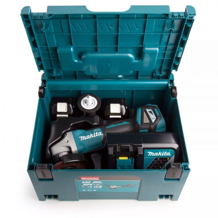 Makita DGA513RTJ  Aku. Szlifierka Kątowa 125mm 18V