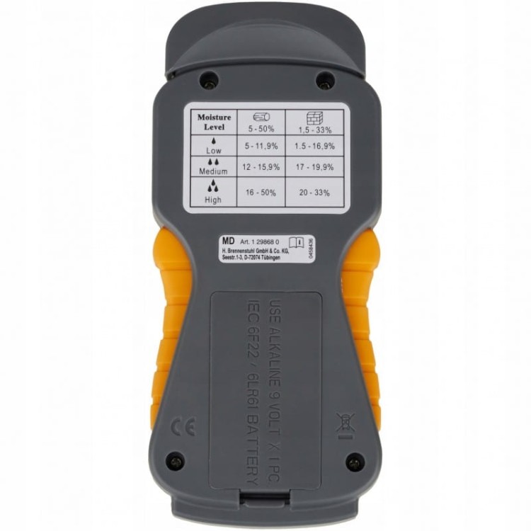 Brennenstuhl miernik wilgotności wilgotnosciomierz do drewna betonu cegieł