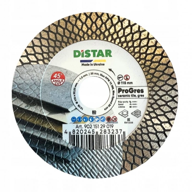 Distar Tarcza Diamentowa Pro Gres Do Ceramiki I Gresu 115x1,9x8