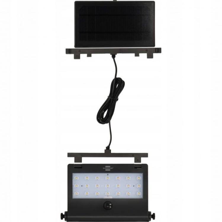 Brennenstuhl led sol 1000 lm lampa solarna czujnik ruchu zmierzchu aku ip65