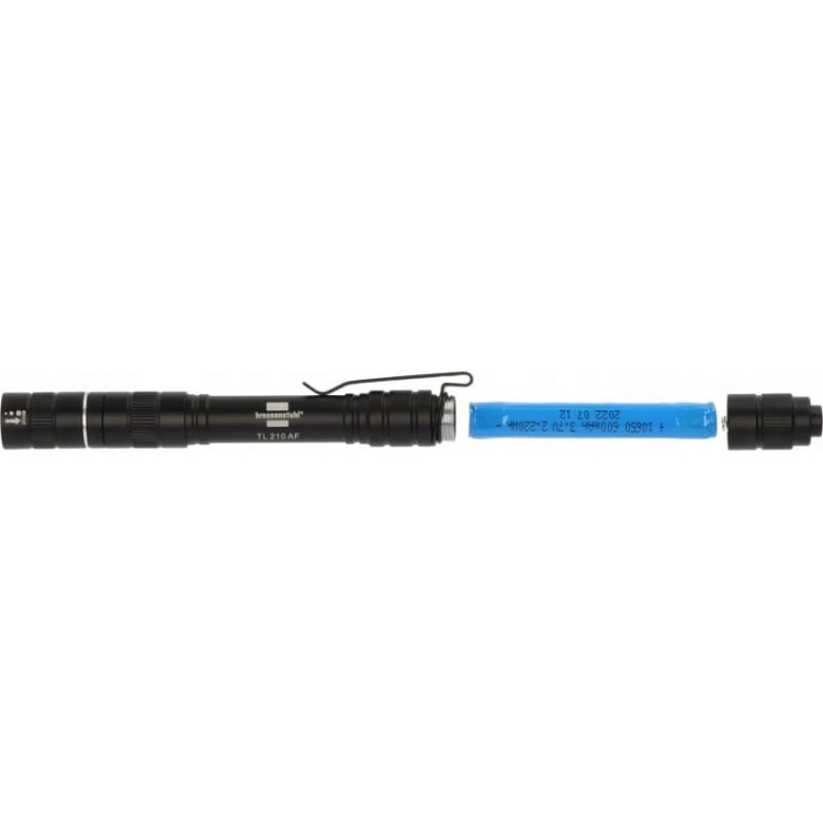 Brennenstuhl tl210af latarka led   klips akumulator 200lm ip44 zoom osram usb