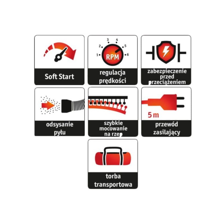 Flex GE 7 żyrafa do gładzi - Głowica MH-X + torba wąż