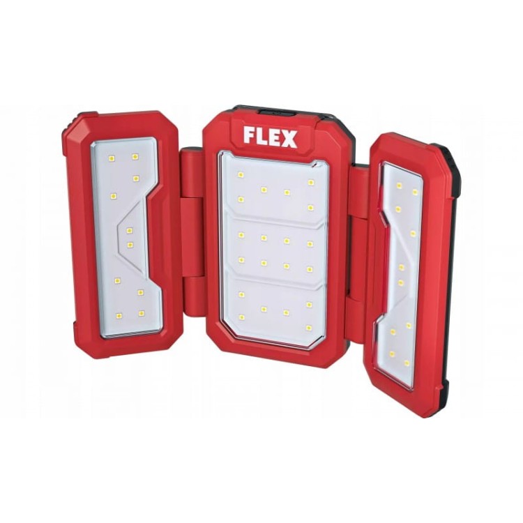 Flex akumulatorowy reflektor budowlany na statywie lampa led tl 4000 z przewodem zasilającym