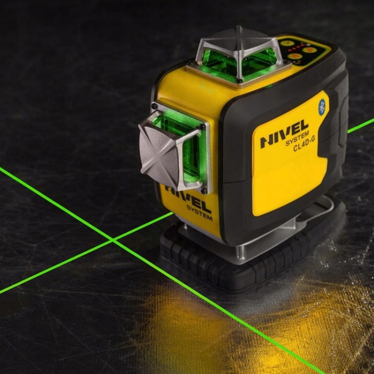 Nivel System Cl4d-g Laser Krzyżowy 4x360 Zielony Ip54 Bluetooth