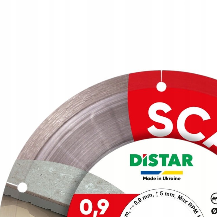 Distar Tarcza Diamentowa Scalpel 101,6x0,9x5x22,23  Gres i Ceramika Na Sucho/ Mokro