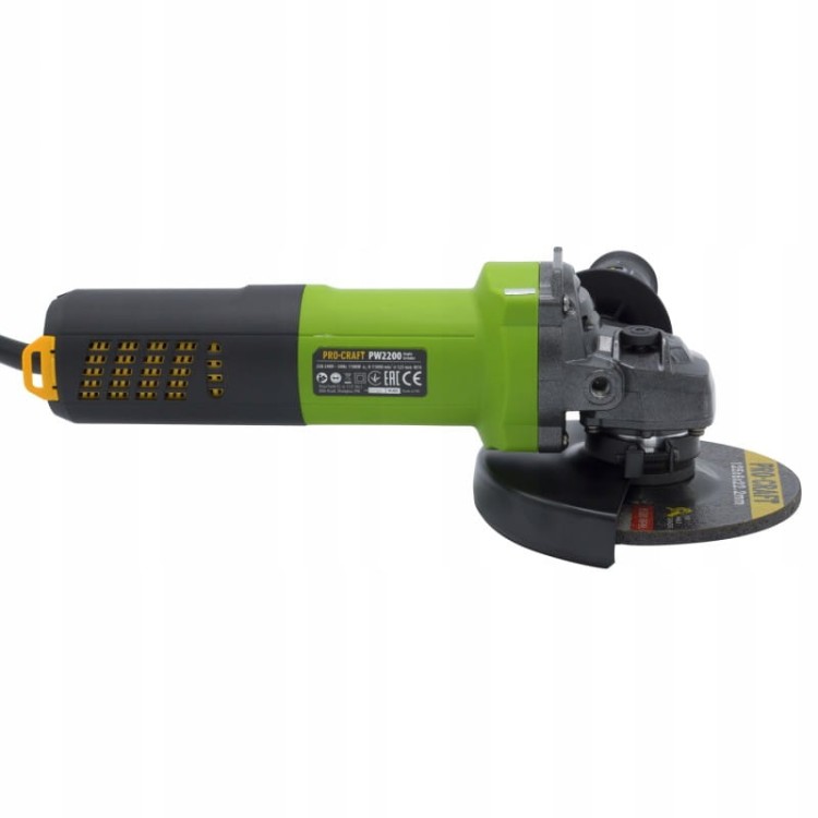 Procraft Pw2200 Szlifierka Kątowa 125mm 1100w Bezszczotkowa Mocna