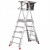 Podest roboczy drabina  aluminiowa regulowana faraone pls5 platforma 5 stopni 150kg