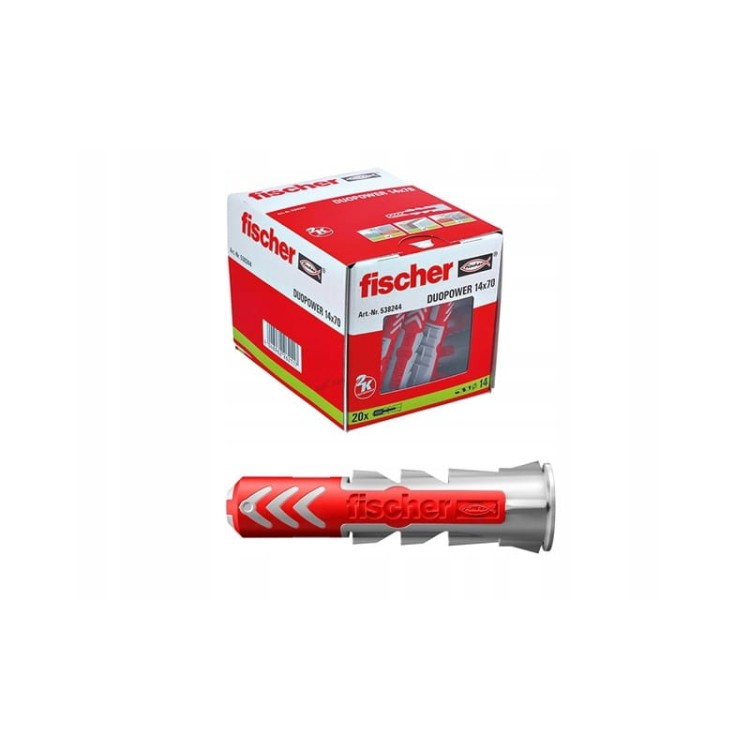 Fischer Kołek Rozporowy Duopower 14x70 20 Szt