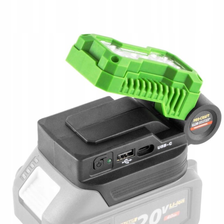 Procraft Ll20bb Reflektor Led Akumulatorowy 5w 500 Lm Powerbank