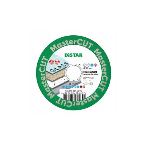 Distar Tarcza Diamentowa Mastercut 125x1,6/1,0x15x2 Ceramika Na Sucho Mokro