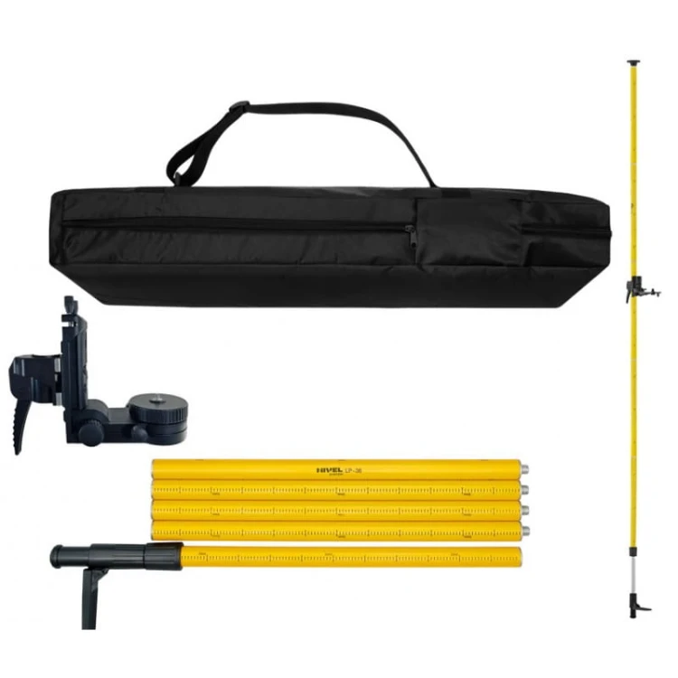 Nivel System CL3G Laser krzyżowy 3x360 Zestaw + Tyczka