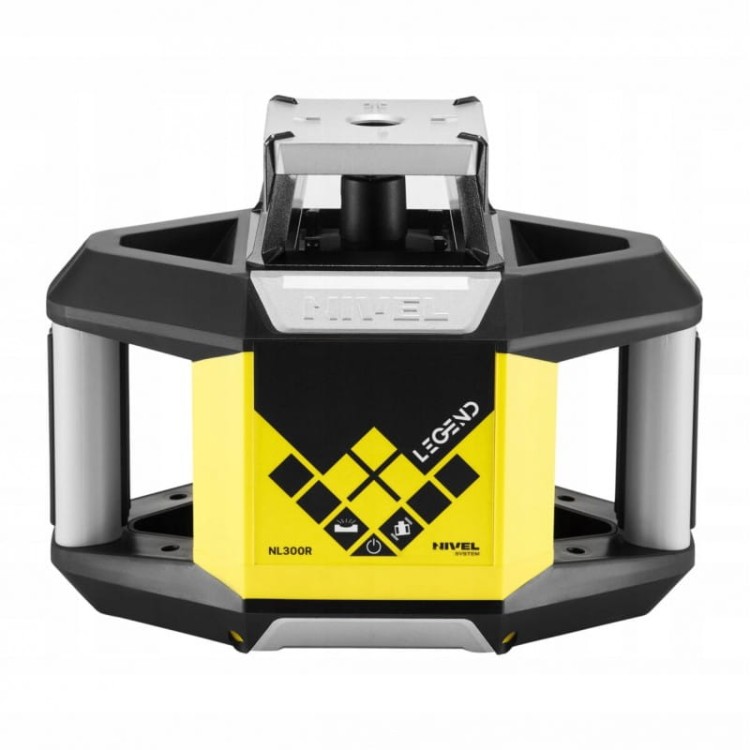 Nivel System Nl300r Digital Niwelator Obrotowy Czerwony Zestaw Łata Ls24 Statyw Sjj1